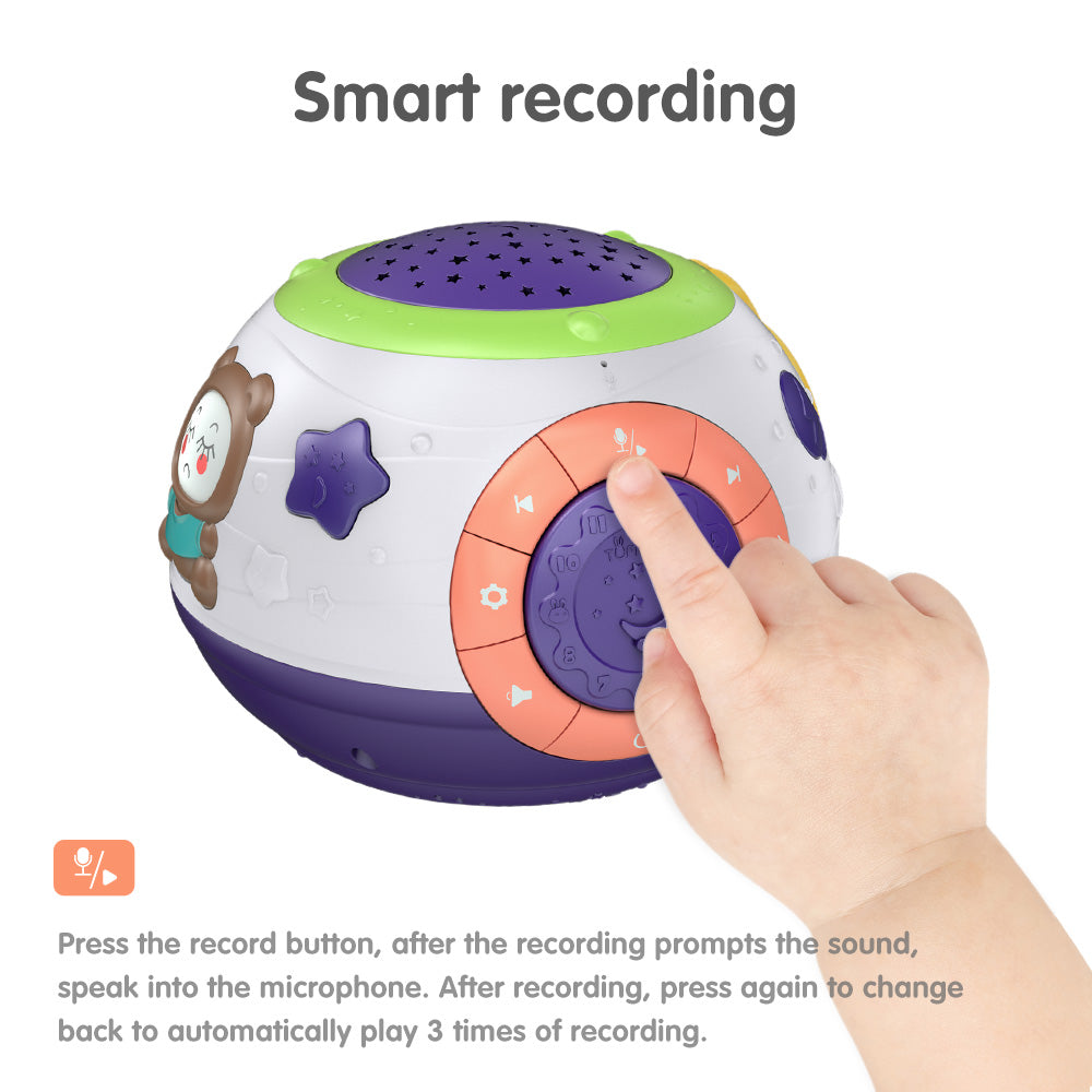 Starry Sky Night Light Projector for Kids – Musical & Color Changing Lamp