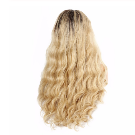Long Curly Hair Wig Set – 72cm High-Temperature Fiber, Natural Look