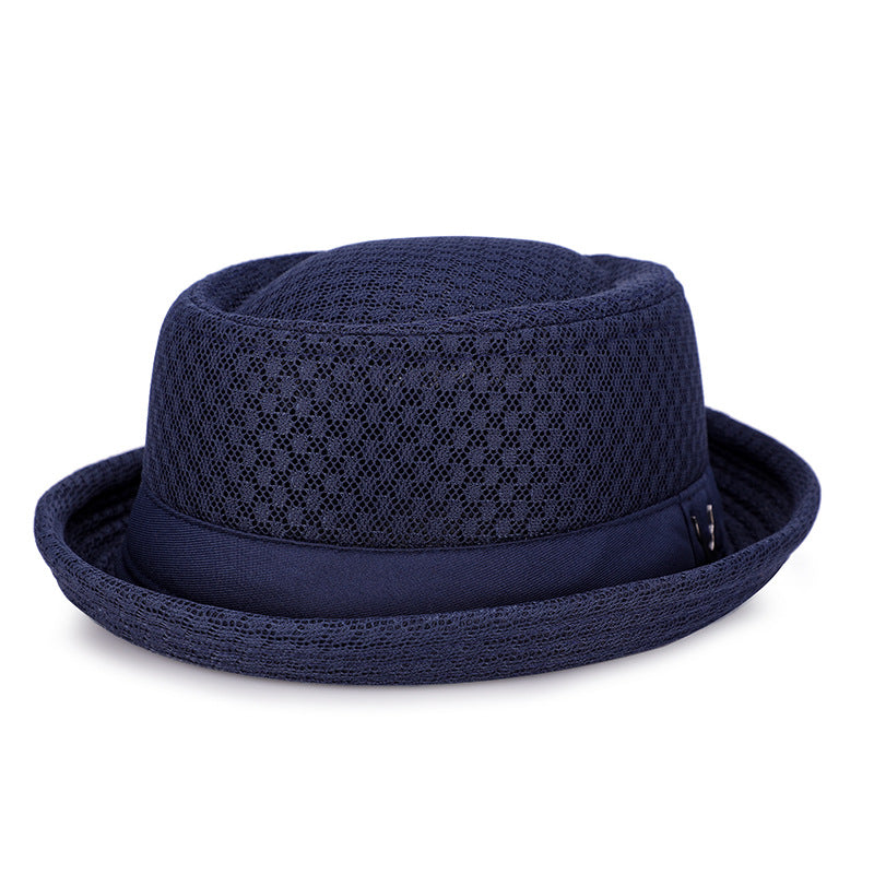 Classic British Jazz Cap – Breathable Mesh for Comfort