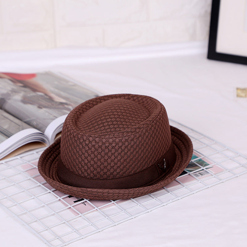 Classic British Jazz Cap – Breathable Mesh for Comfort