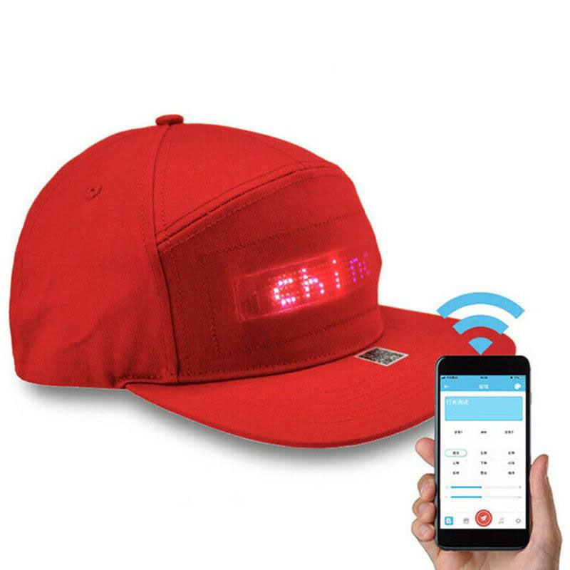 Customizable LED Hat – Ideal for Nightclubs & Hip-Hop Events