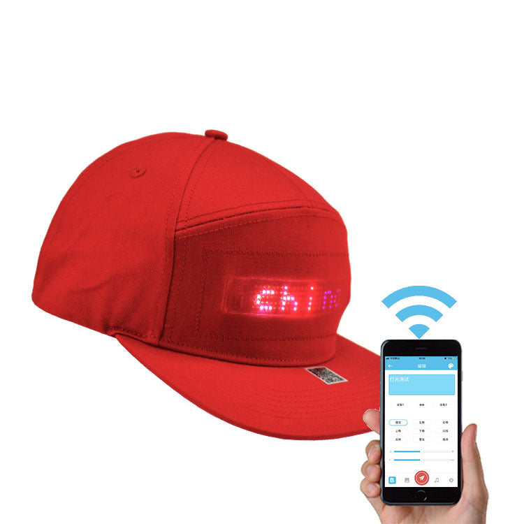 Customizable LED Hat – Ideal for Nightclubs & Hip-Hop Events