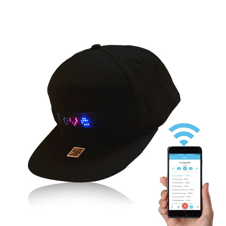Customizable LED Hat – Ideal for Nightclubs & Hip-Hop Events