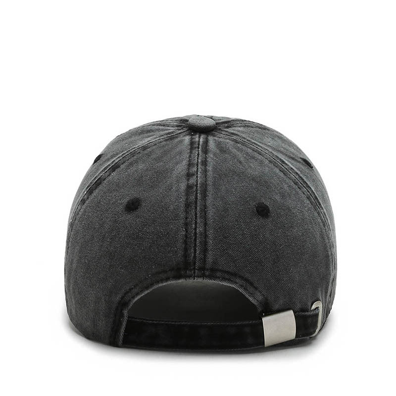 Outdoor Sun Hat for Men – Riveted Denim & Embroidery Detail