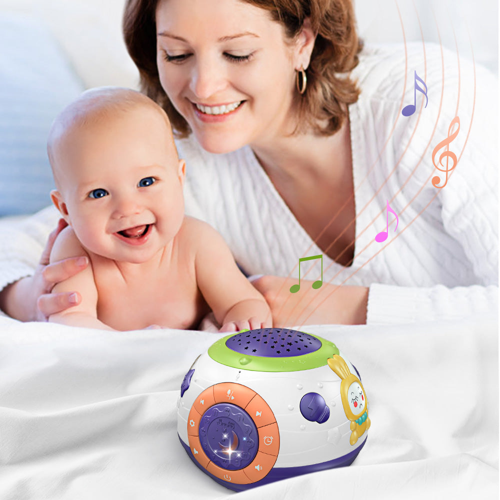 Starry Sky Night Light Projector for Kids – Musical & Color Changing Lamp
