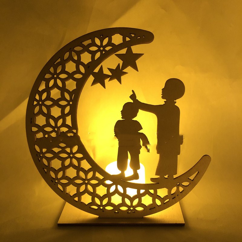 Wooden DIY Muslim Islamic Palace Decoration - Islamic Craft Gift Ornament