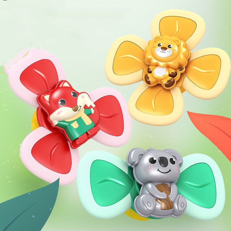 Spinning Top Baby Toy – Sucker Suction Cup Bath Toy, Creative Teether and Fun Baby Game