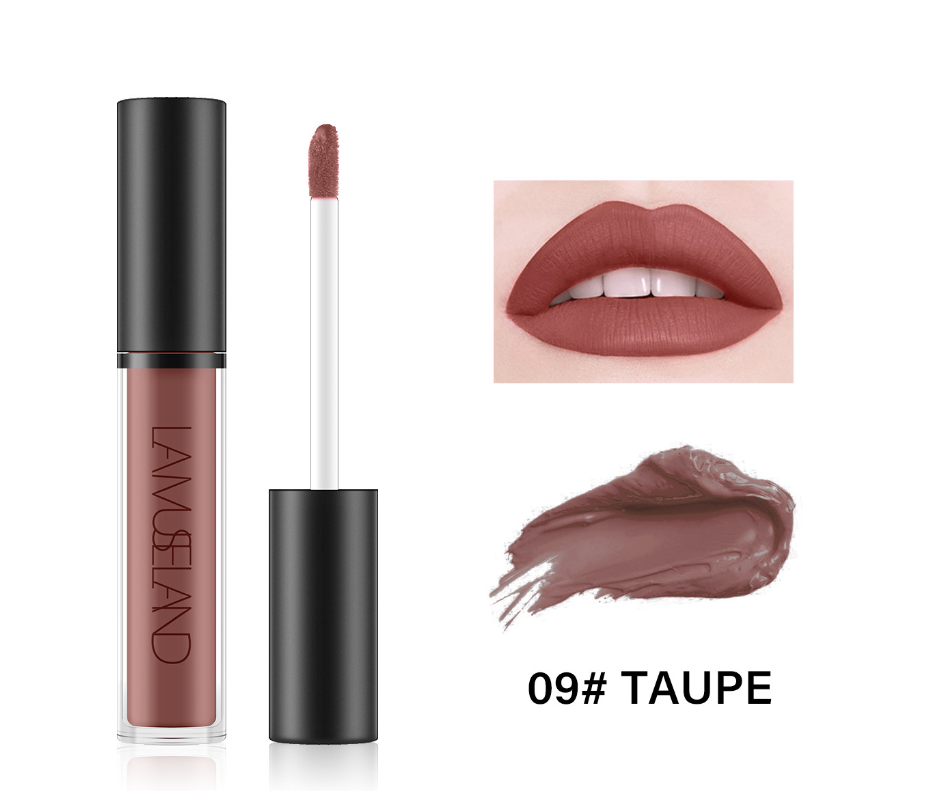 Durable Waterproof Non-Stick Cup Liquid Lip Gloss – 12 Colors