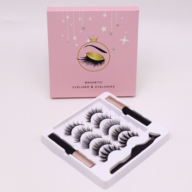 Magnetic Eyelashes & Eyeliner Set – Long-Lasting, Waterproof, Reusable Mink Lashes
