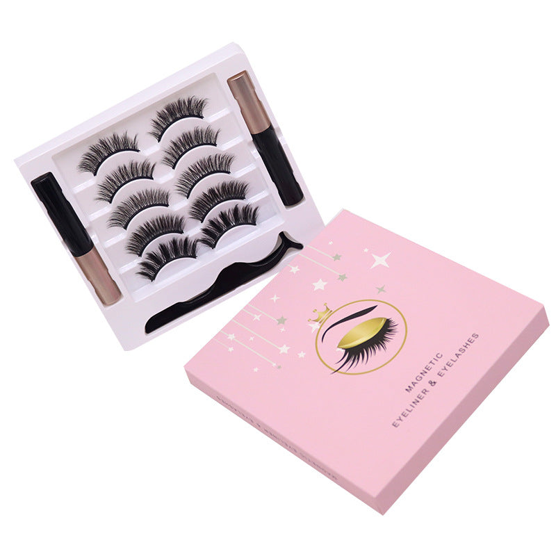 Magnetic Eyelashes & Eyeliner Set – Long-Lasting, Waterproof, Reusable Mink Lashes