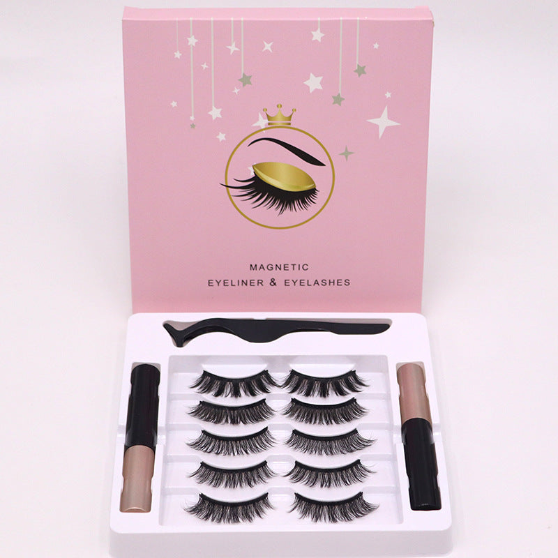 Magnetic Eyelashes & Eyeliner Set – Long-Lasting, Waterproof, Reusable Mink Lashes