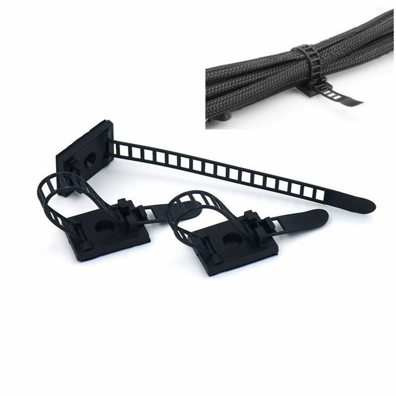 Adjustable Wiring Mount - 22 Pack Adhesive Cable Clips