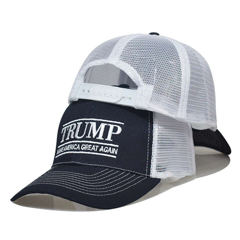 Cap Employee Welfare Summer Hip Hop Cap Same Style US Flag Mesh Cap Logo New Letter Baseball Cap