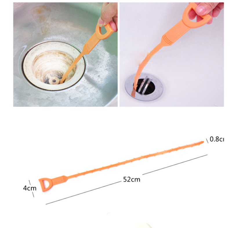 Hair Cleaner Sink Hook – Anti-Blocking Drain Cleaning Tool for Sinks and Toilets