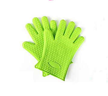 Food Grade Silicone BBQ Gloves – Heat Resistant Oven Mitts for Safe Cooking