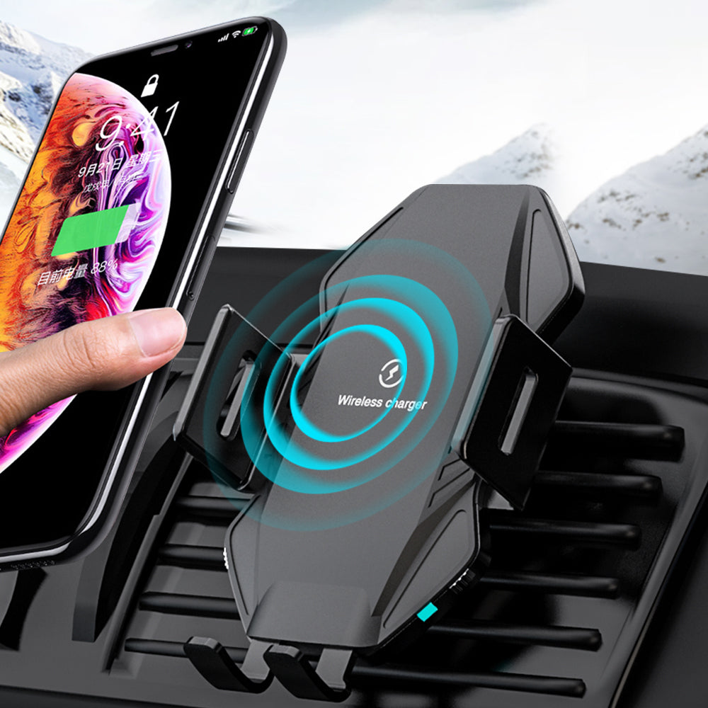 Auto-Sensing Wireless Car Charger – Fast Charging with Smart Sensor