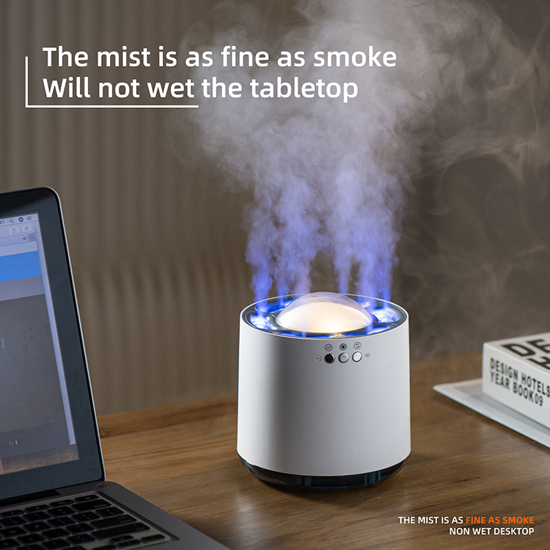 Wholesale Voice Control Colorful LED Humidifier - 800ml USB Ultrasonic Cool Mist