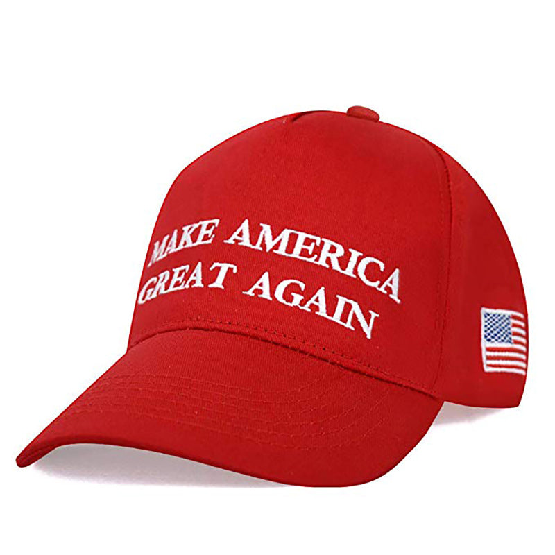 Hat Embroidery Trump New Foreign Trade Hot Cap Cross-border Baseball Cap Trump Hat Wholesale