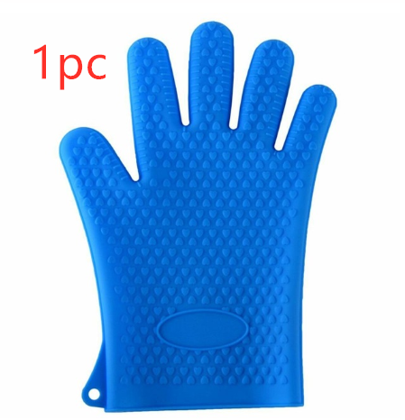 Food Grade Silicone BBQ Gloves – Heat Resistant Oven Mitts for Safe Cooking