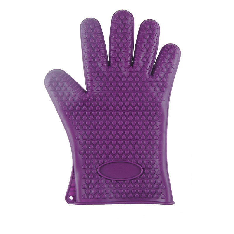 Food Grade Silicone BBQ Gloves – Heat Resistant Oven Mitts for Safe Cooking