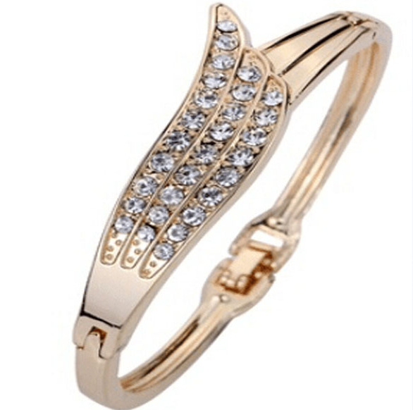 Angel Wing Full Diamond Bracelet - Fashion Boutique Jewelry