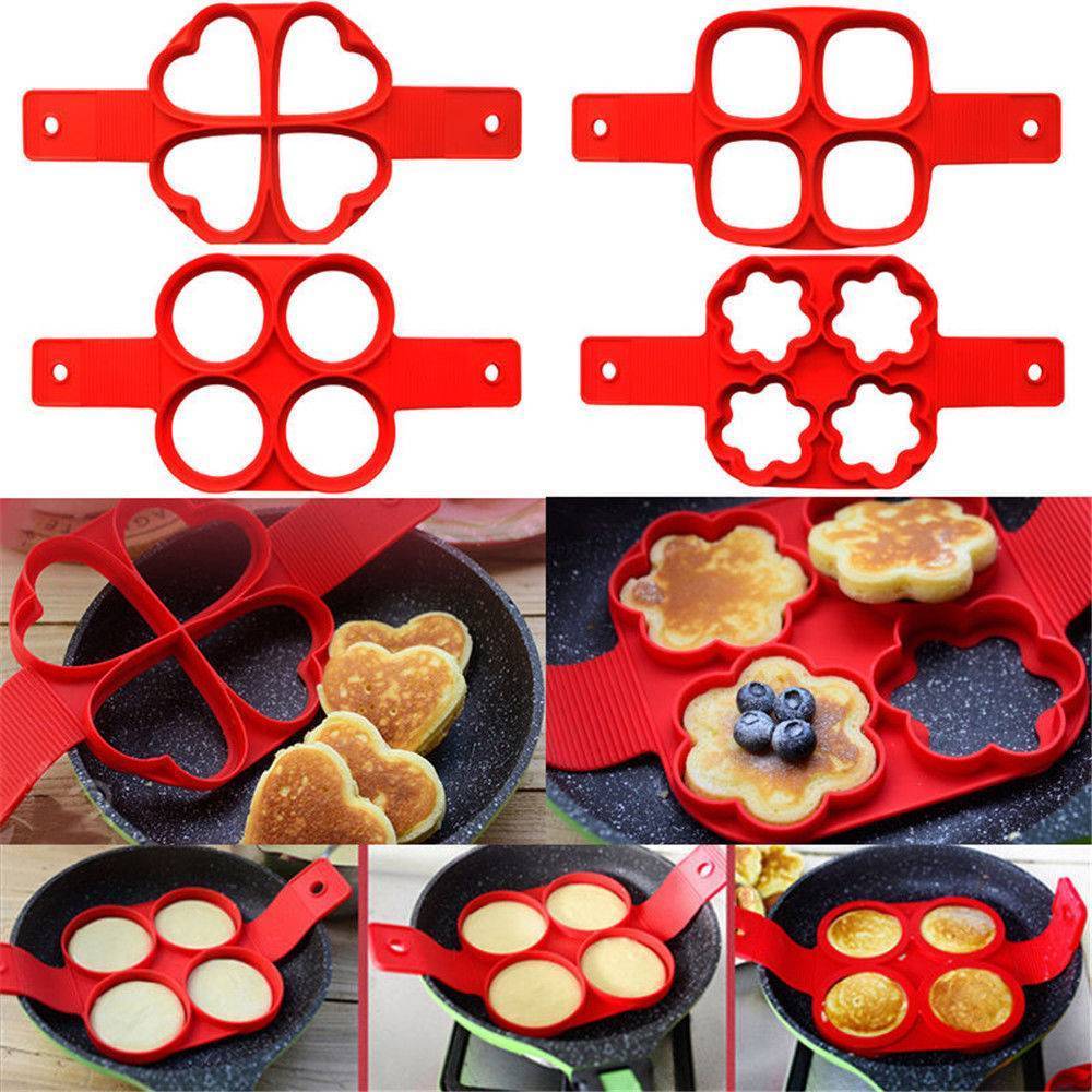 Silicone Non-Stick Egg & Pancake Maker Ring – Omelet Mold for Perfect Breakfasts
