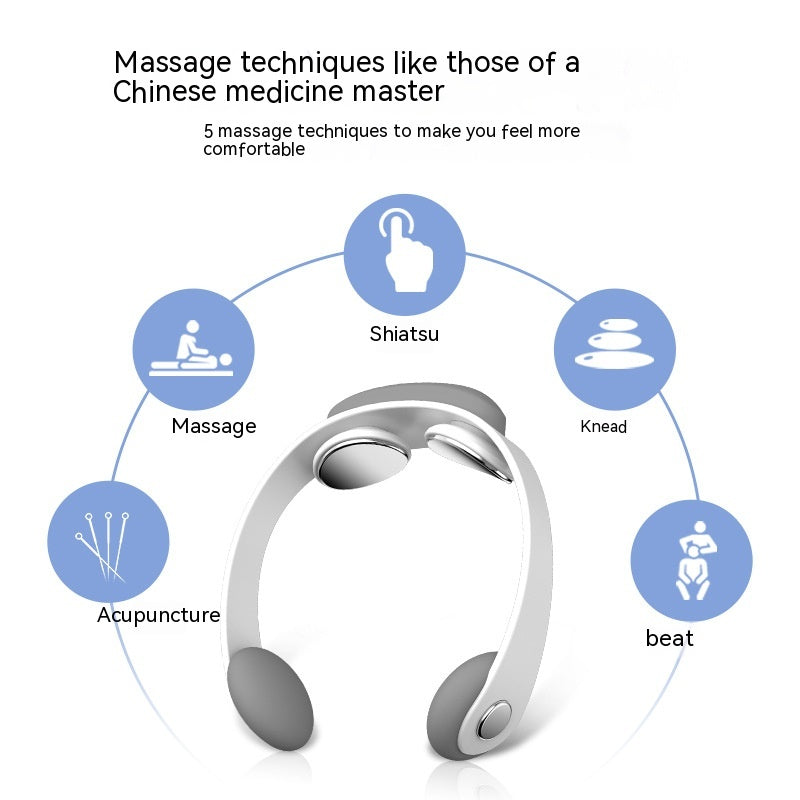 Low-Frequency Pulse Neck Massager – Cervical Vertebra Relief, TENS Technology