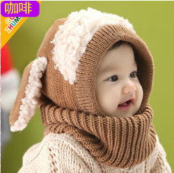 Kids’ Wool Hat & Scarf Set – Cozy Autumn/Winter Style
