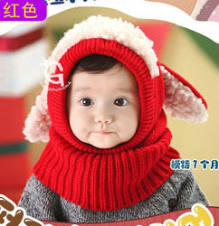 Kids’ Wool Hat & Scarf Set – Cozy Autumn/Winter Style