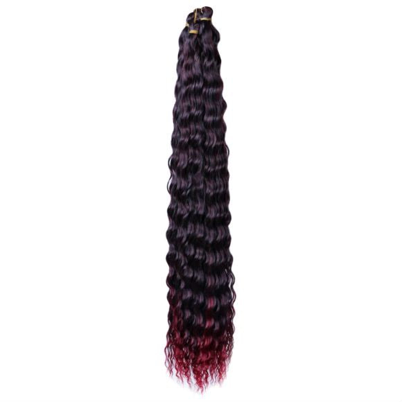 European & American Style Synthetic Fiber Wig – 32" Long, Multiple Colors Available