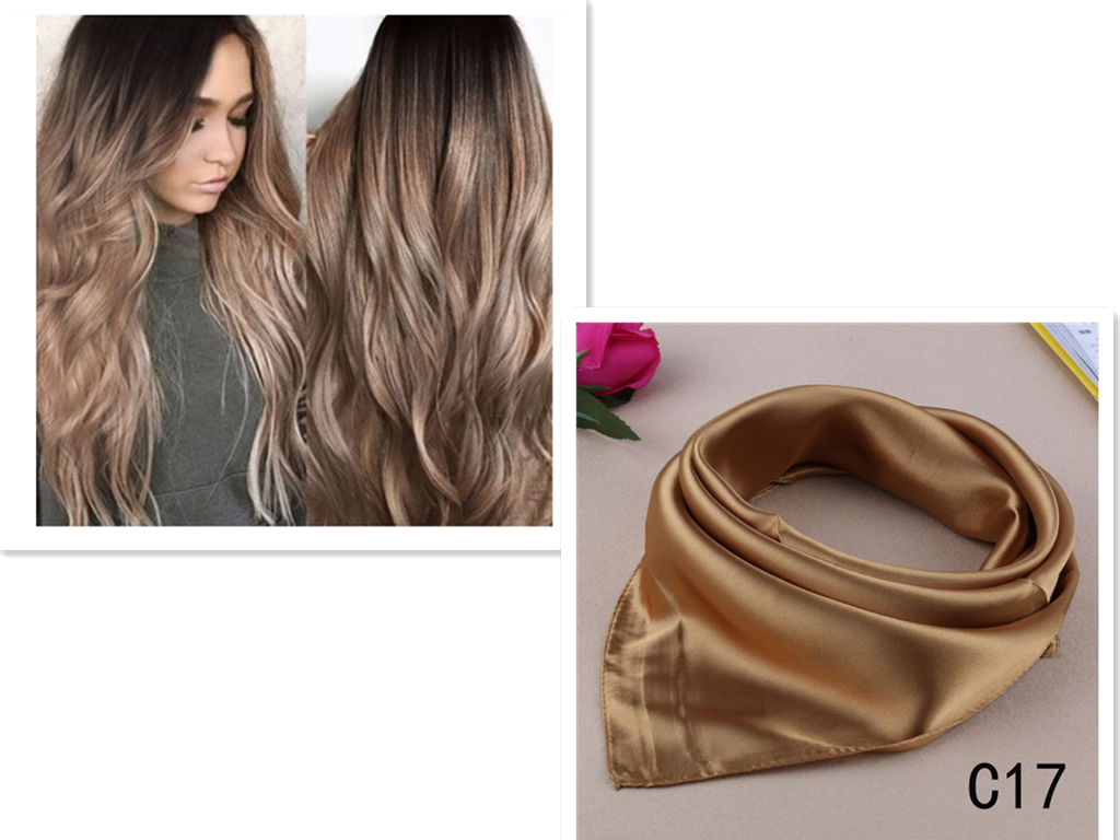 Ladies’ Gradient Long Curly Wig – High-Quality Mid-Length European Style