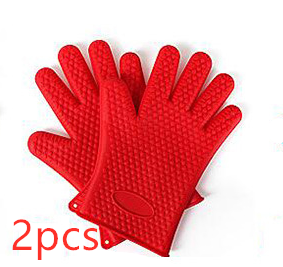 Food Grade Silicone BBQ Gloves – Heat Resistant Oven Mitts for Safe Cooking