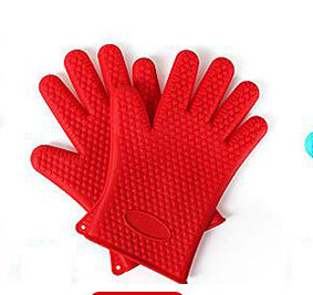 Food Grade Silicone BBQ Gloves – Heat Resistant Oven Mitts for Safe Cooking