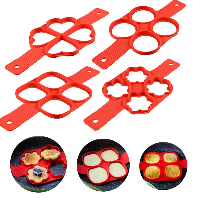 Silicone Non-Stick Egg & Pancake Maker Ring – Omelet Mold for Perfect Breakfasts