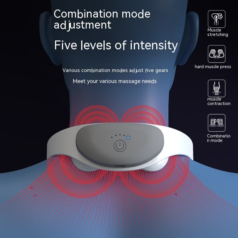 Low-Frequency Pulse Neck Massager – Cervical Vertebra Relief, TENS Technology