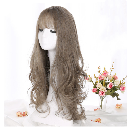 Wavy U Part Wig for Women – Clip-In Hair Extension, Invisible Half Wig, Long Blonde/Black Synthetic Hairpiece