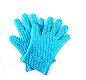 Food Grade Silicone BBQ Gloves – Heat Resistant Oven Mitts for Safe Cooking