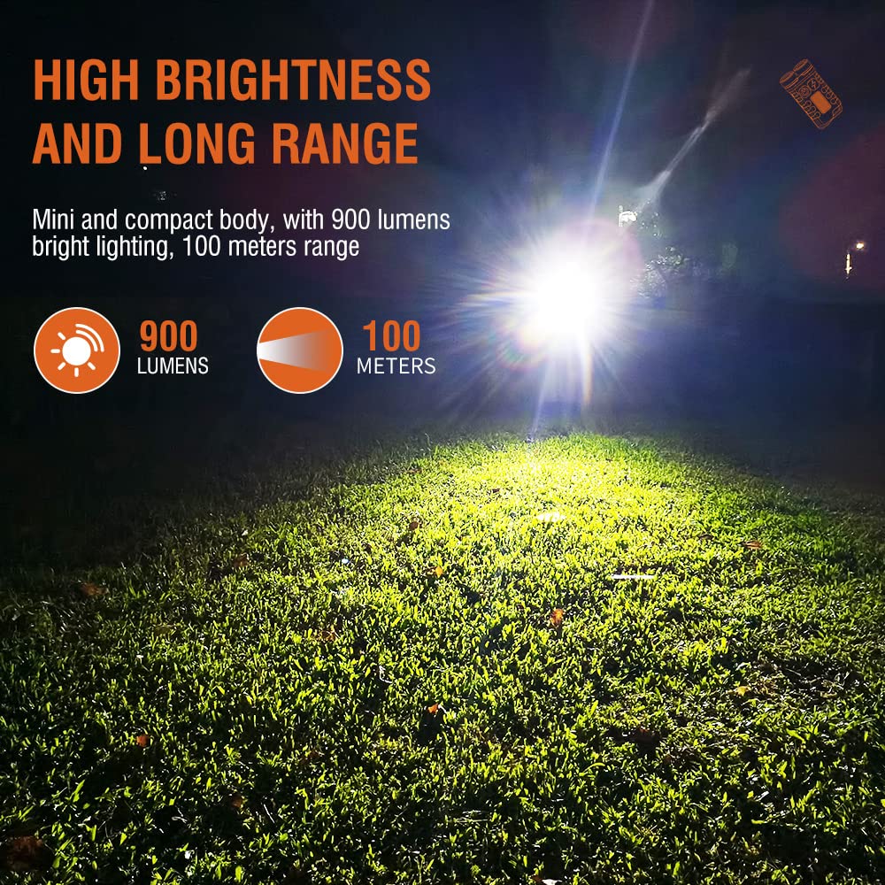 Mini Keychain Multifunctional Flashlight - Portable and Stylish LED Light