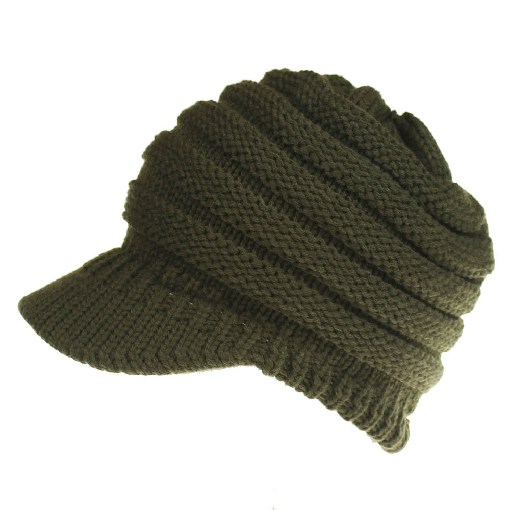 Women’s Knit Baseball Cap – Stylish & Cozy