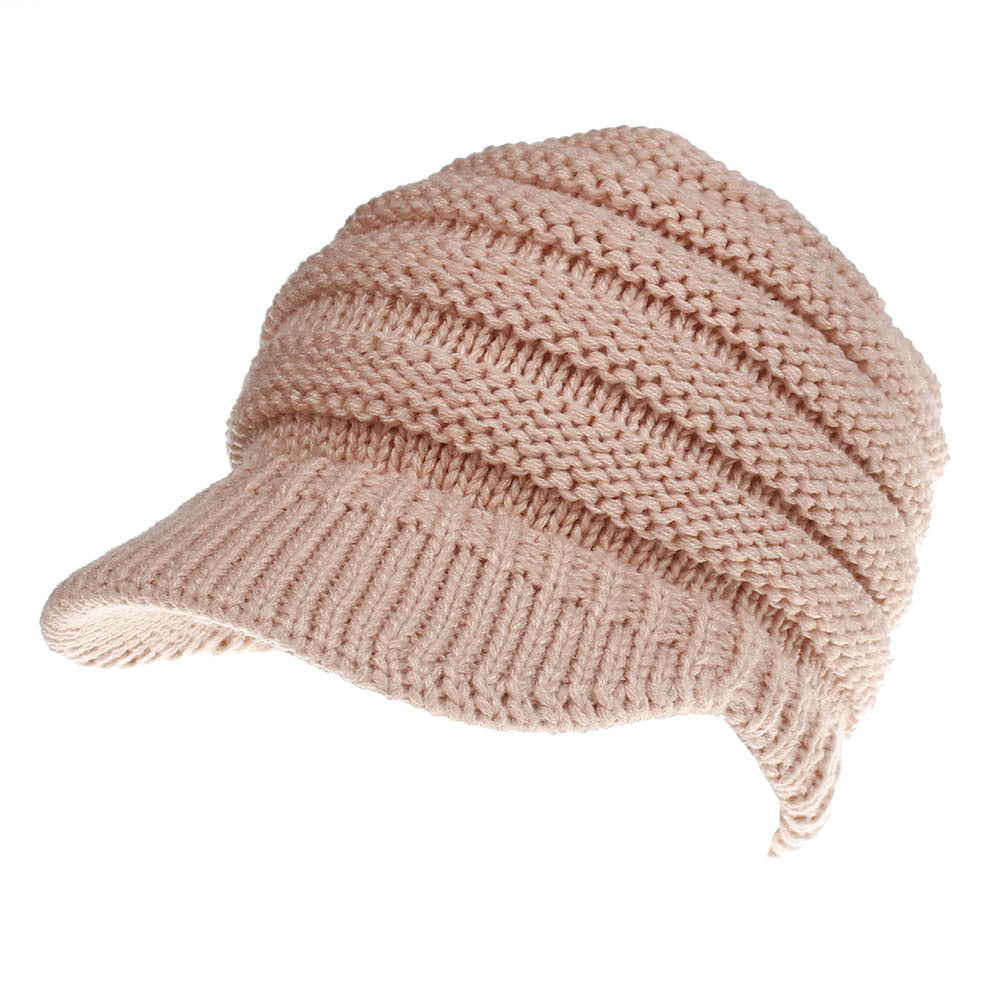 Women’s Knit Baseball Cap – Stylish & Cozy