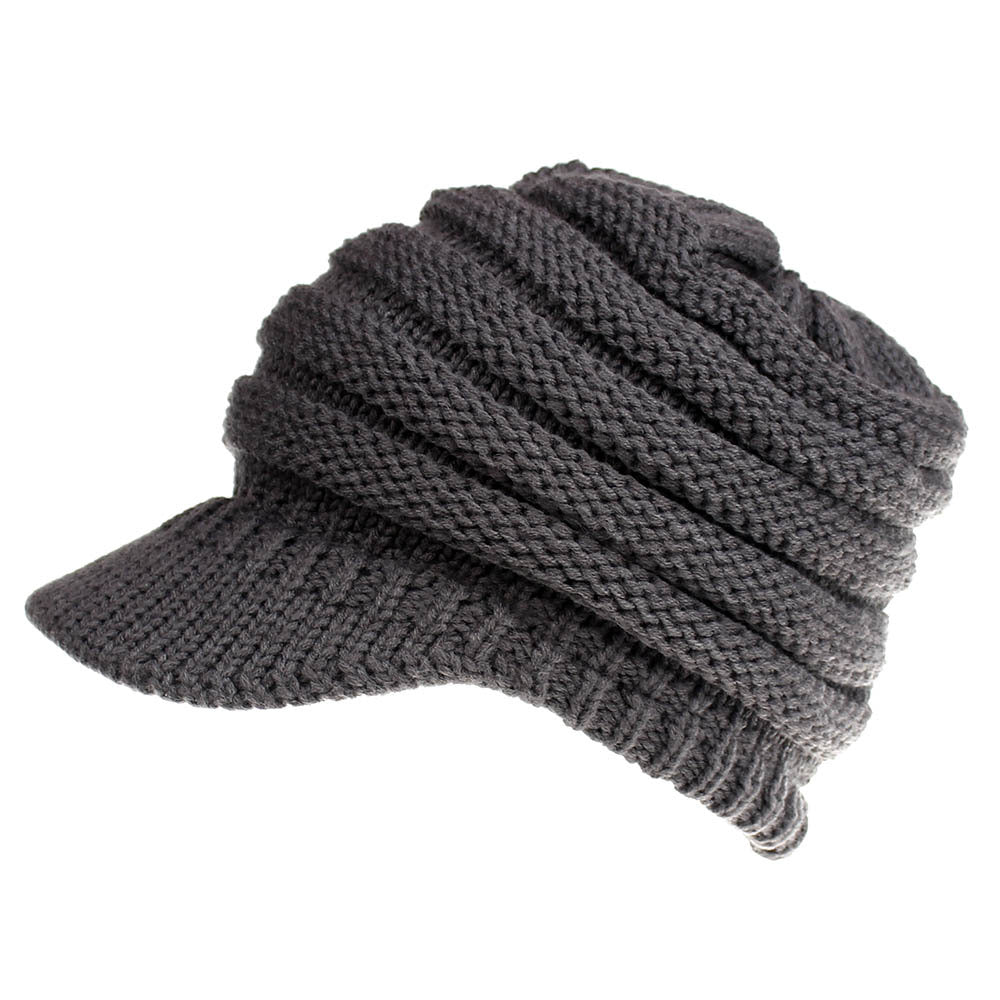 Women’s Knit Baseball Cap – Stylish & Cozy