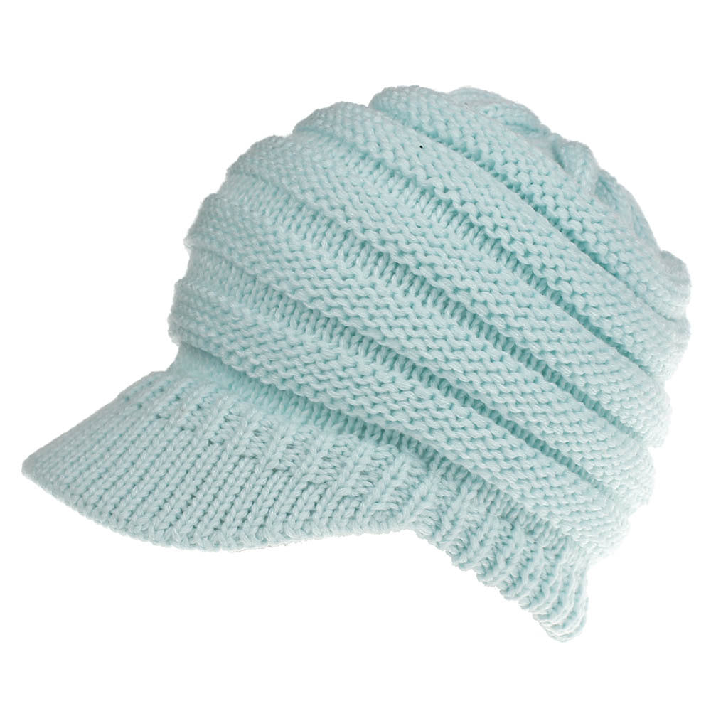 Women’s Knit Baseball Cap – Stylish & Cozy