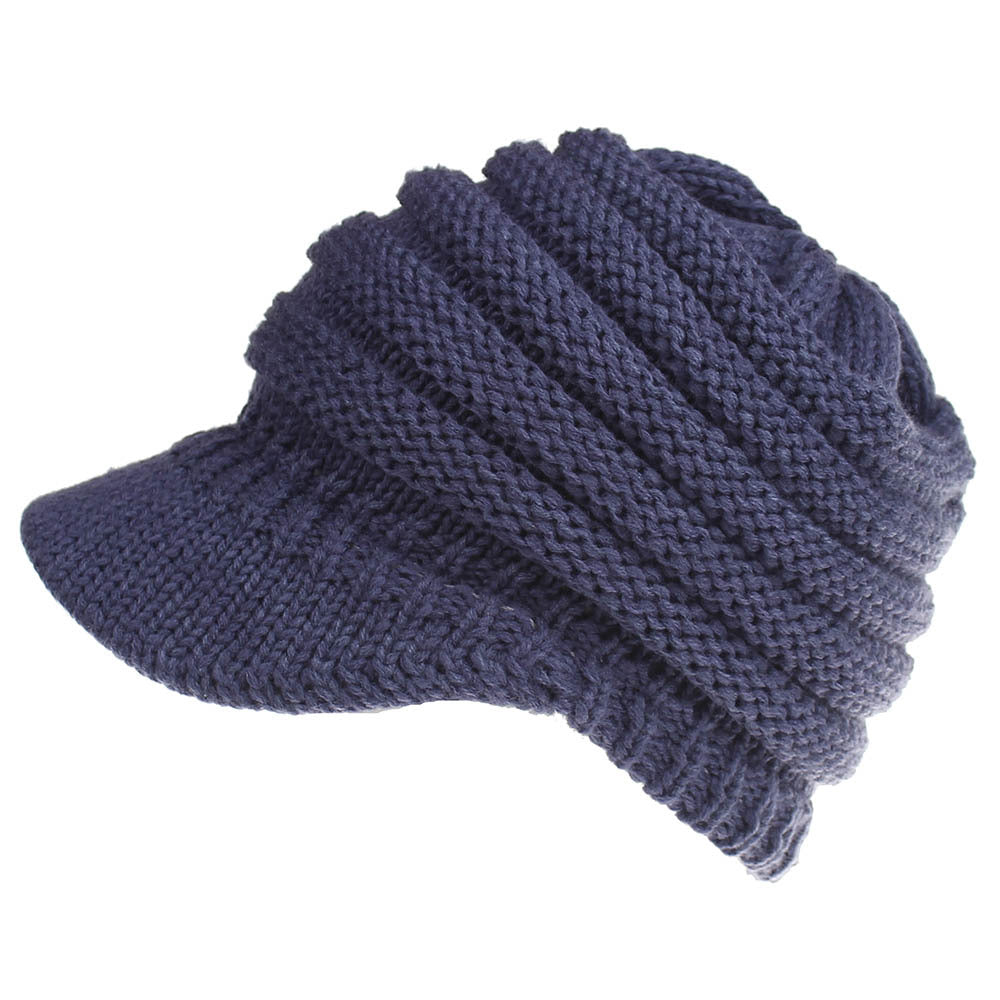 Women’s Knit Baseball Cap – Stylish & Cozy