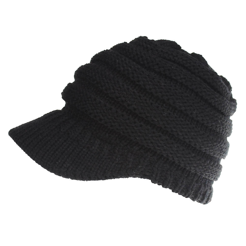 Women’s Knit Baseball Cap – Stylish & Cozy