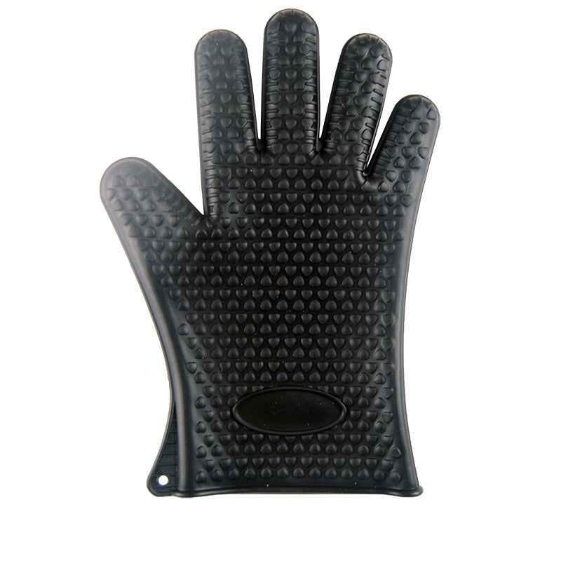 Food Grade Silicone BBQ Gloves – Heat Resistant Oven Mitts for Safe Cooking
