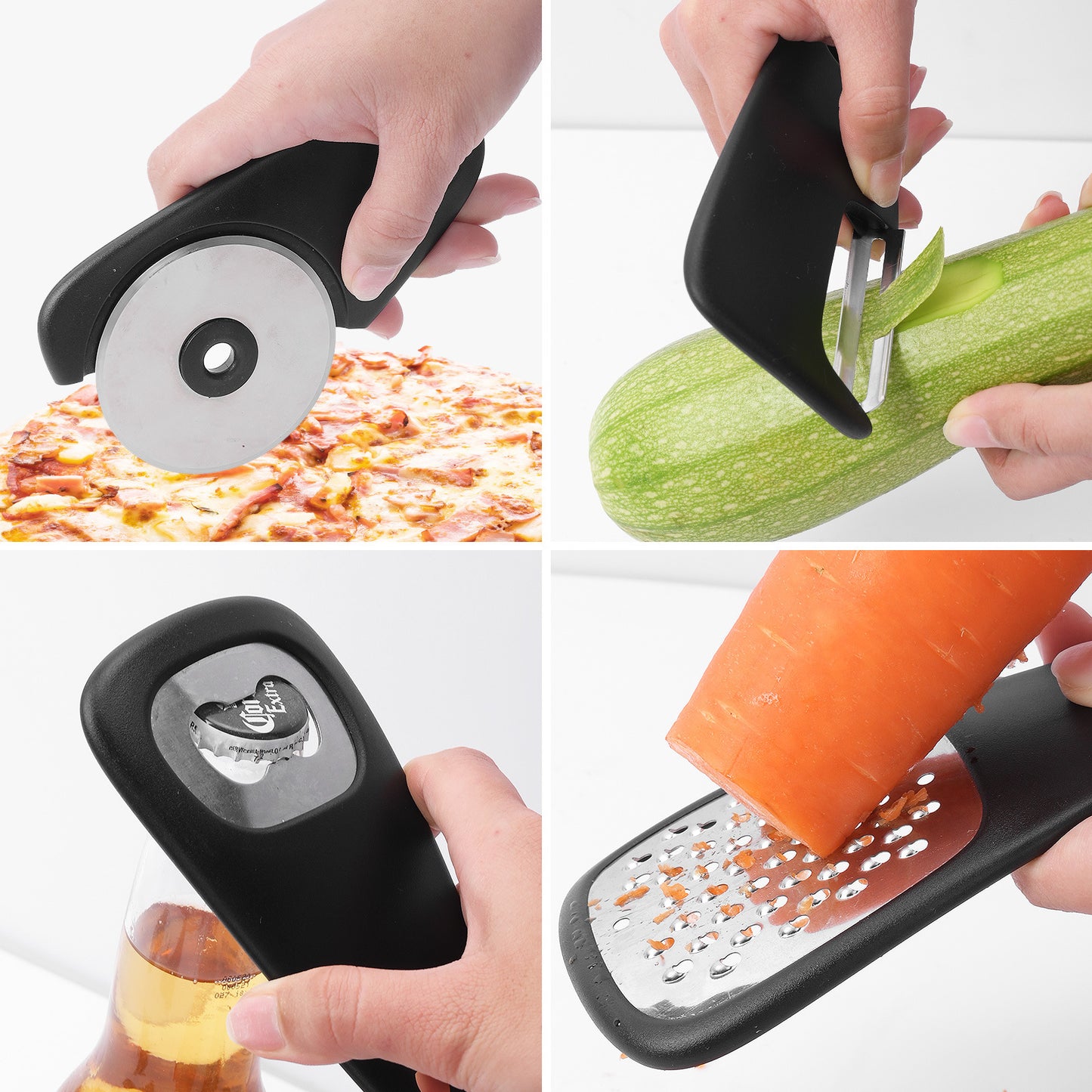 6-Piece Stackable Kitchen Gadget Set – Modern and Simple Cooking Tools