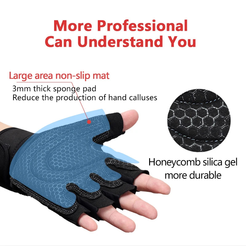 Gym Weight Lifting Gloves - Fitness Workout Gloves for Men & Women