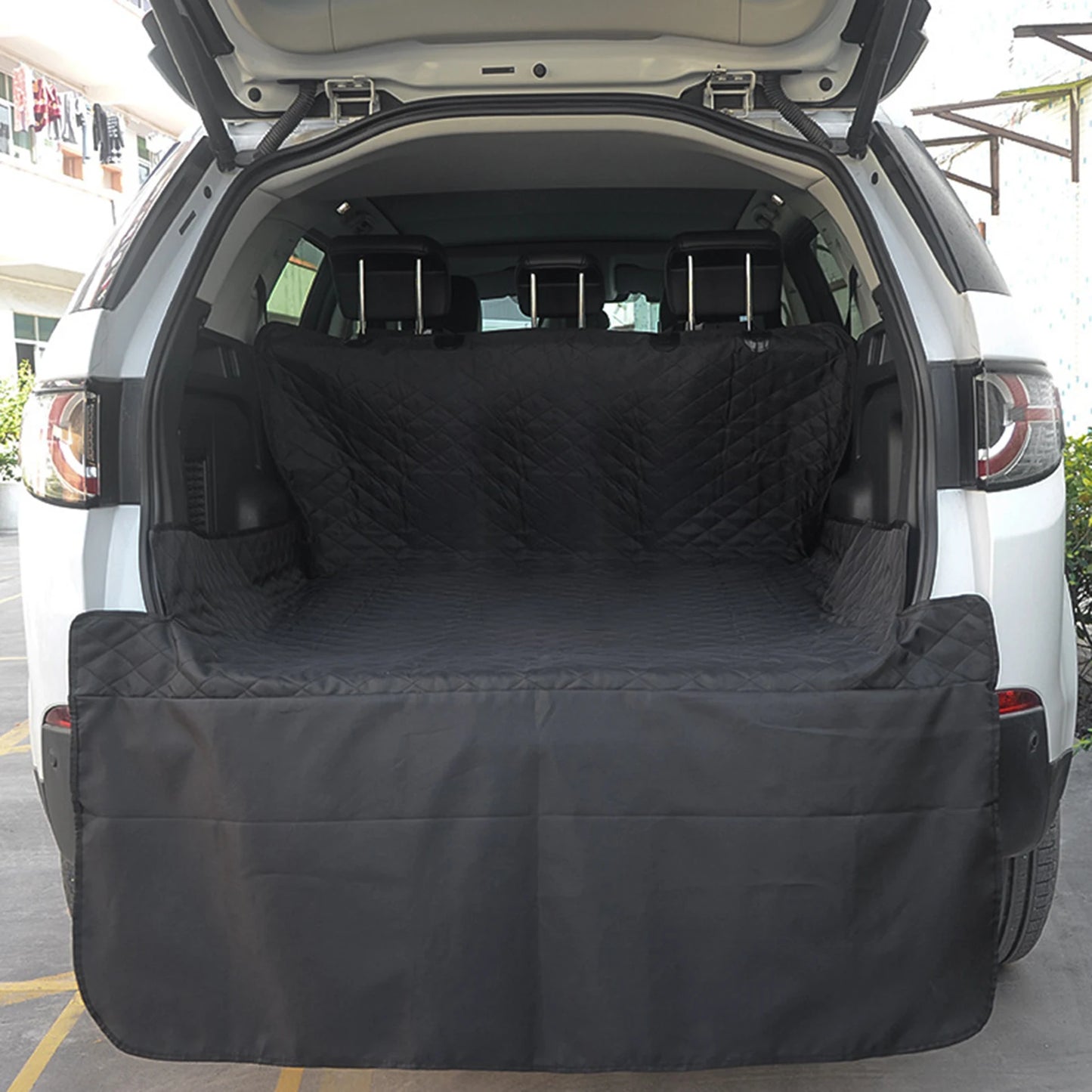 Waterproof Car Pet Seat Cover & Trunk Mat - Oxford Cloth Dog Cat Protection