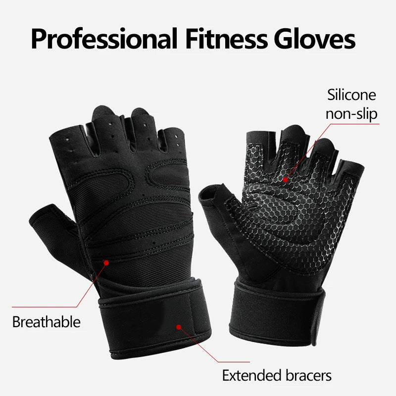 Gym Weight Lifting Gloves - Fitness Workout Gloves for Men & Women