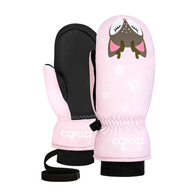 Children's Ski Gloves - Waterproof & Warm 3M Thinsulate Snowboard Gloves